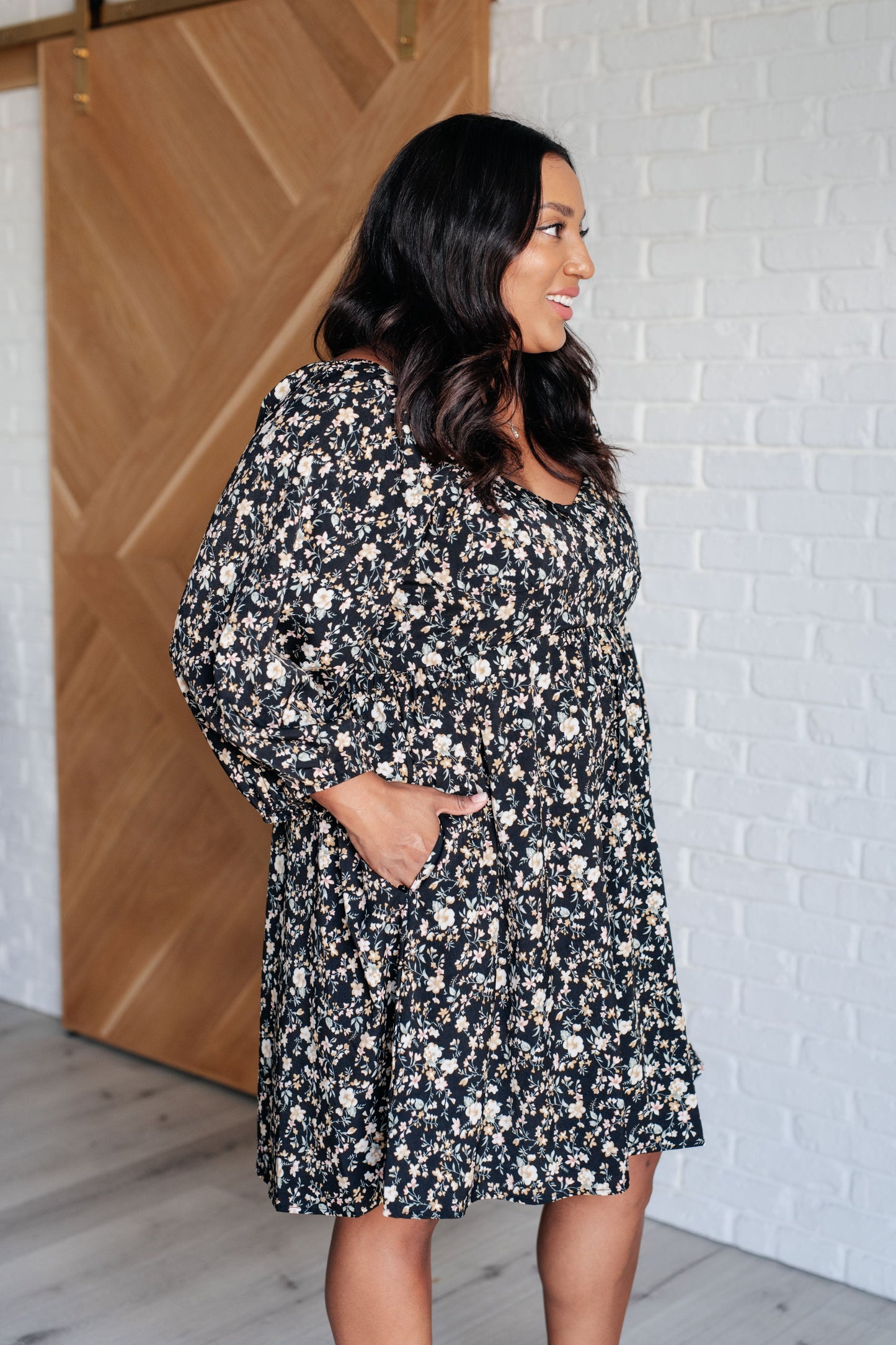 Back to the Start Floral Dress with Pockets