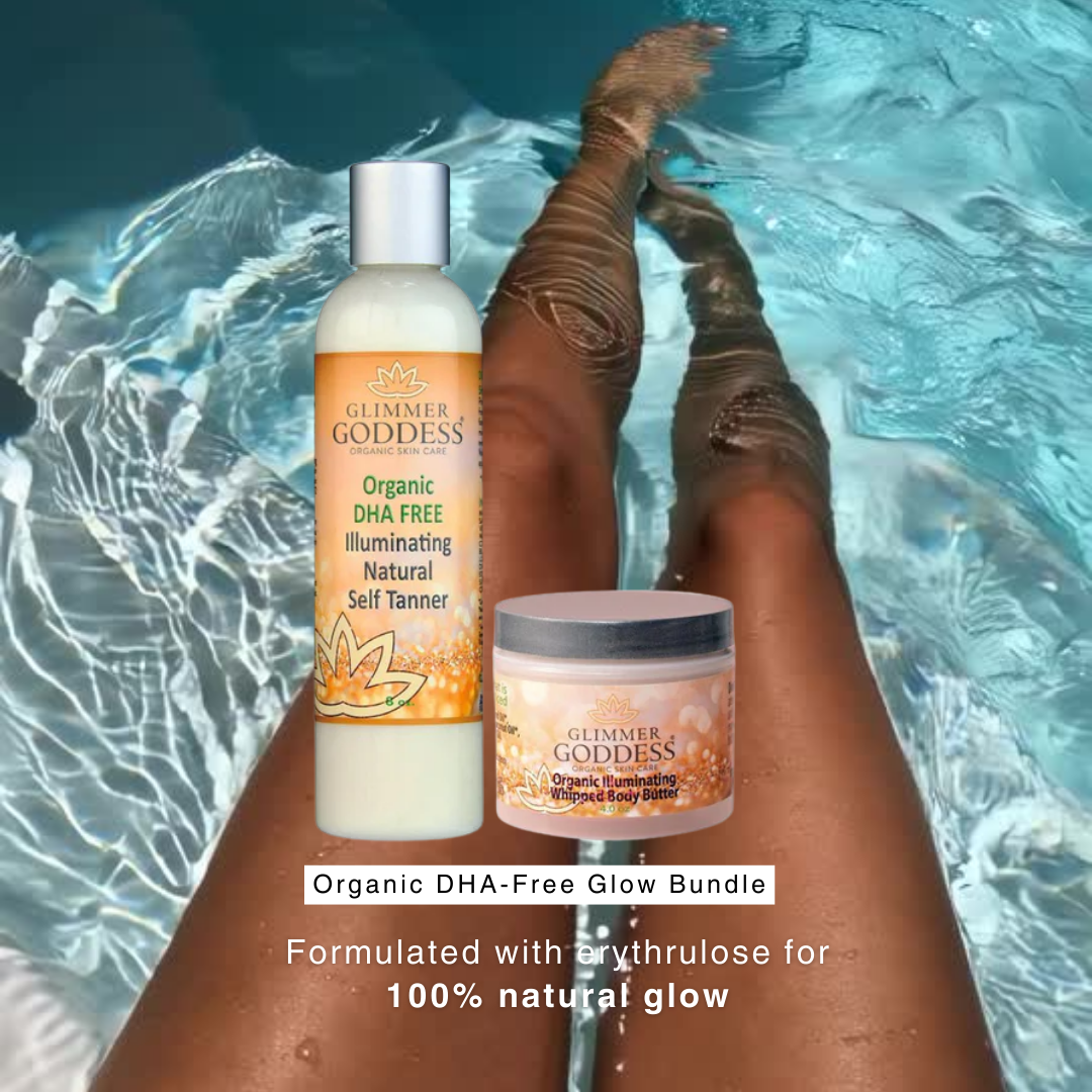 Organic DHA-Free Self Tanner + Bronzing Shimmer Bundle