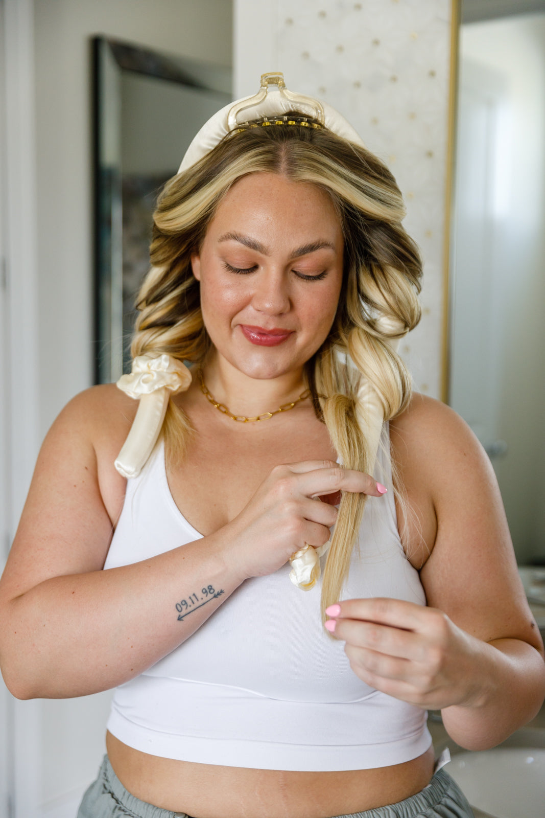 Endless Curls Heatless Curling Set in Champagne
