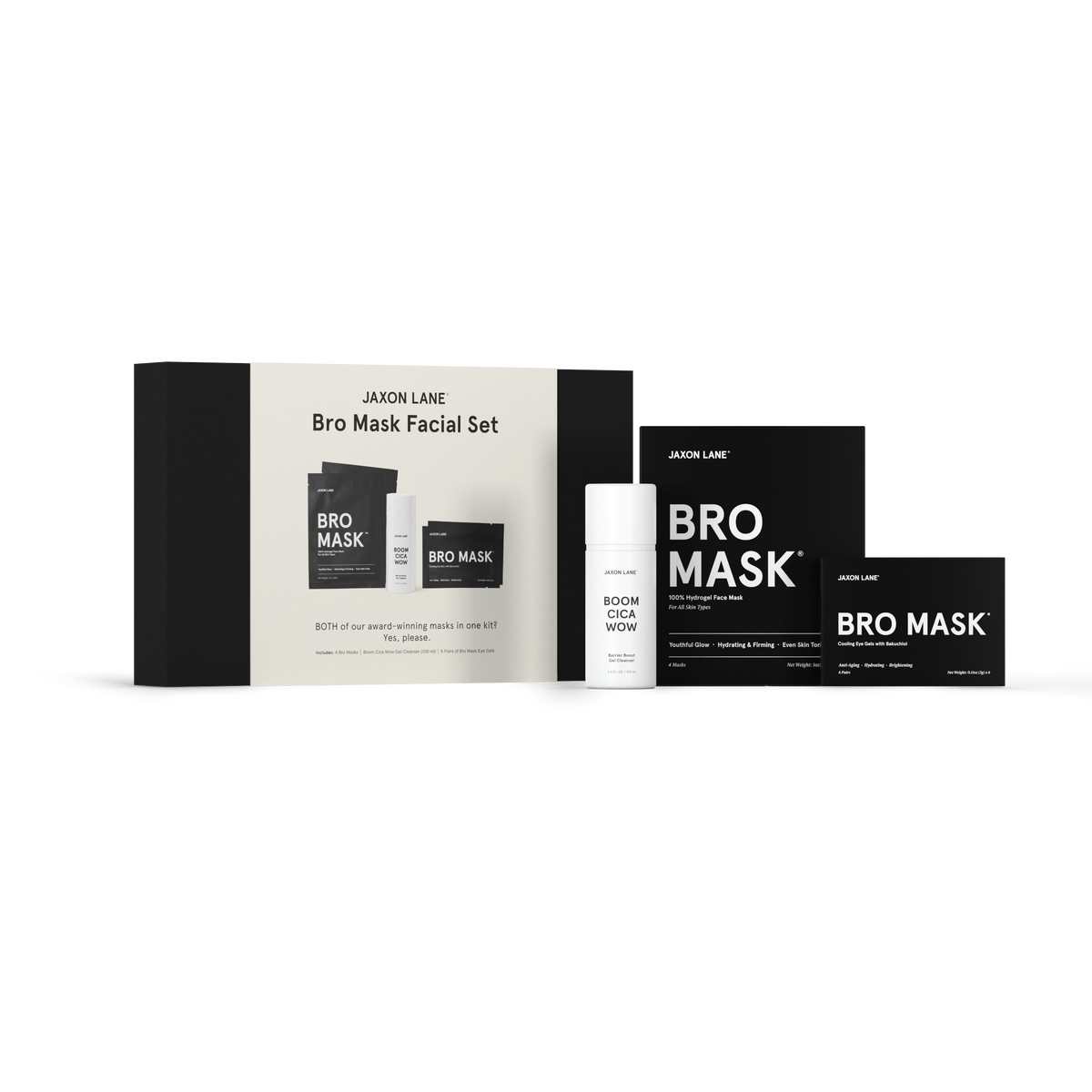 Bro Mask Facial Set - Ready, Set, Glow Gift Box